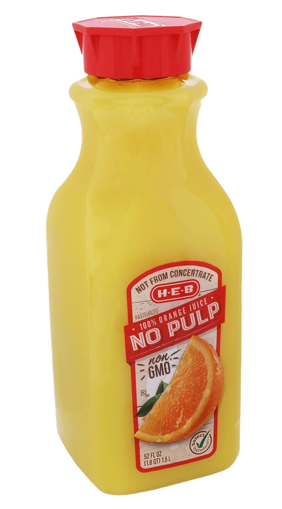 HEB Jugo de Naranja Sin Pulpa 1.5 L