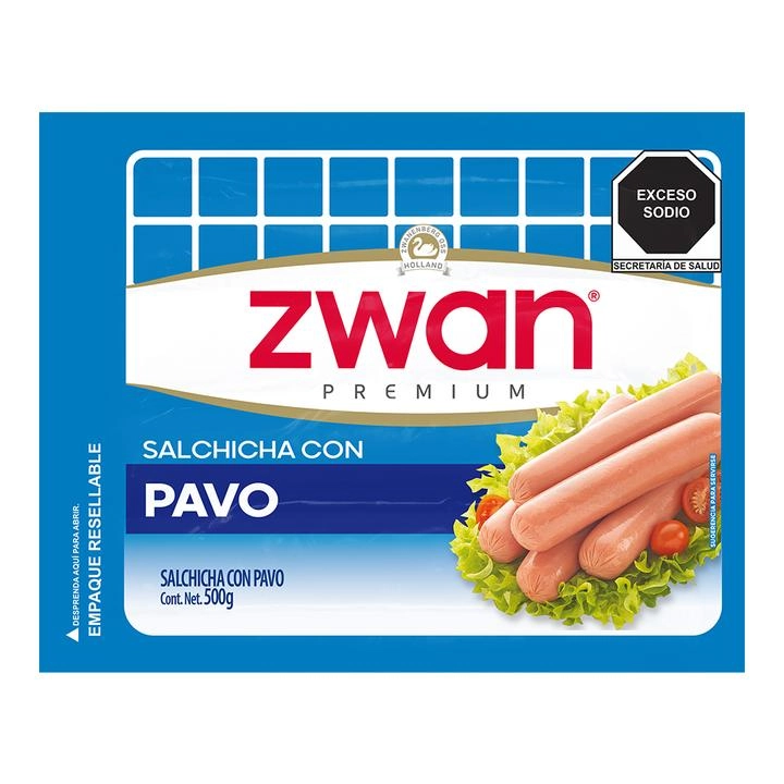 Zwan Premium Salchicha de Pavo 500 g