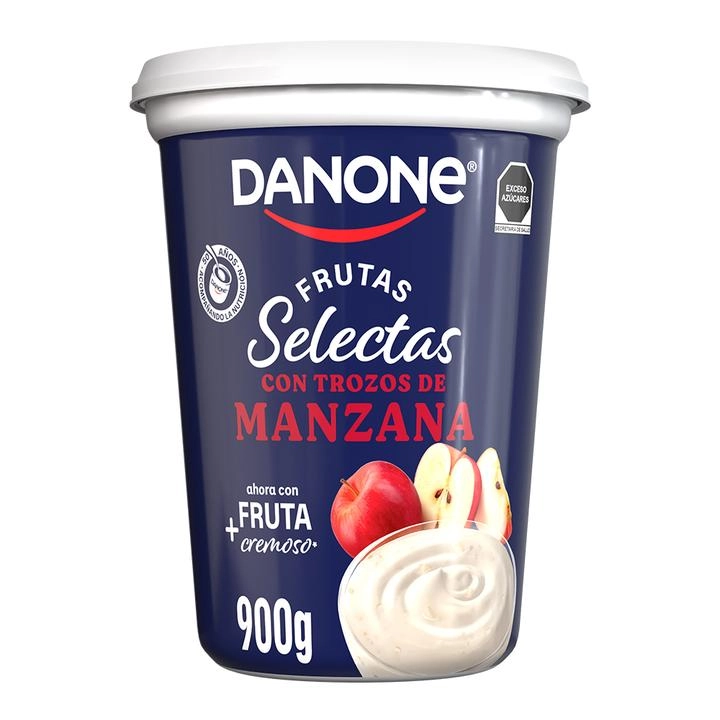 Yoghurt Danone Frutas Selectas con Manzana 900 g