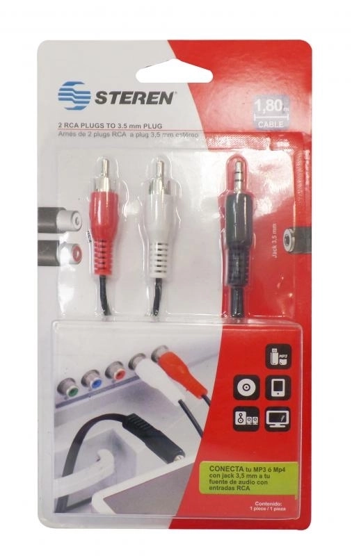 Cable de Audio Y Video M.255045 1.8 M 1 Pz