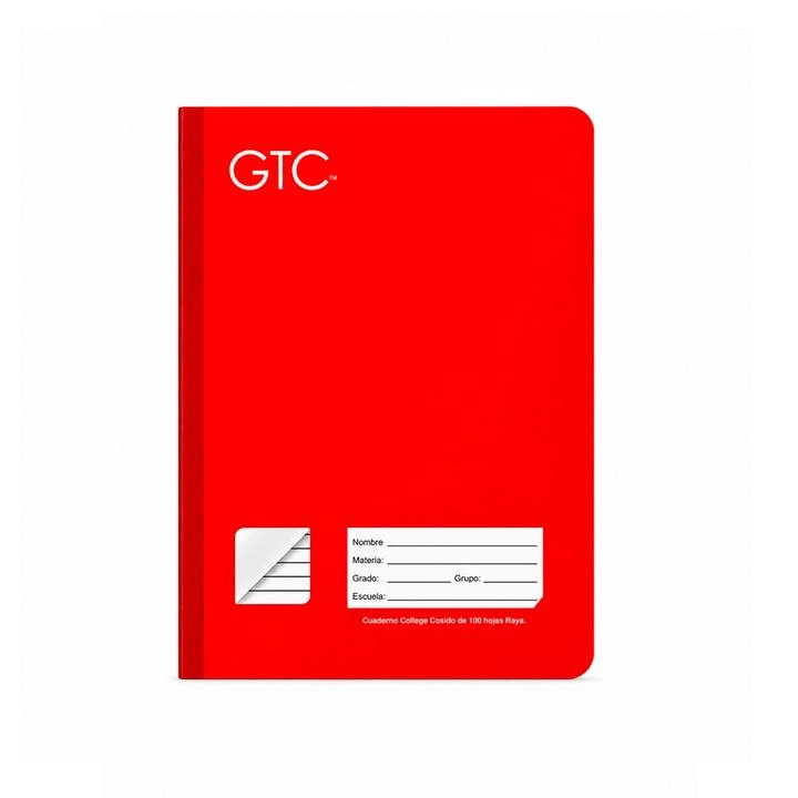 GTC Cuaderno College Cosido Raya 100 Hojas