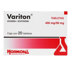 Variton 500 Mg 20 Tab Diosmina Hesperidina 20 Pz | HEB