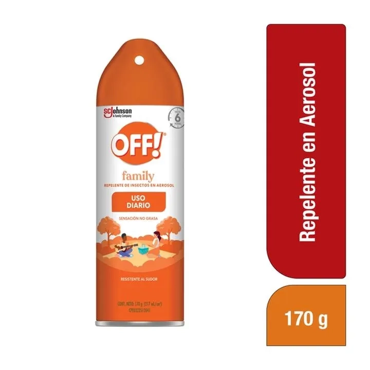 OFF! Family Repelente de Insectos en Aerosol 170 g