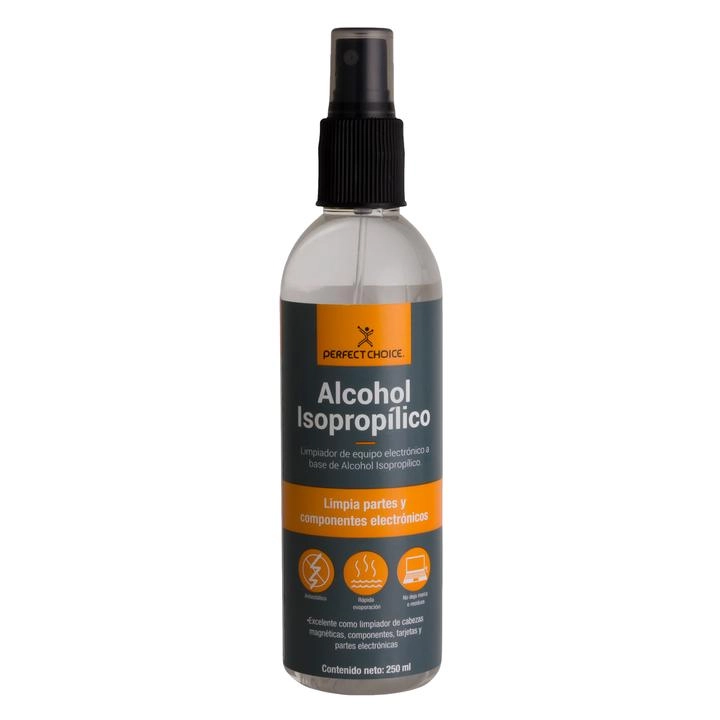 Limpiador De Alcohol Perfect Choice Equipo Electrónico 250 ml