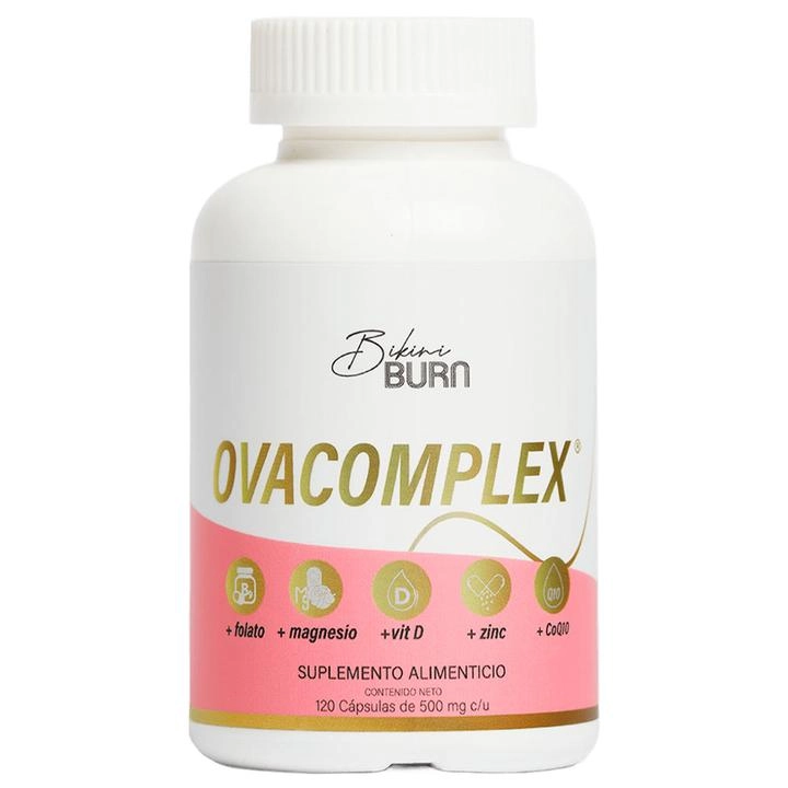 Suplemento Alimenticio Bikini Burn Ovacomplex con 120 Cápsulas