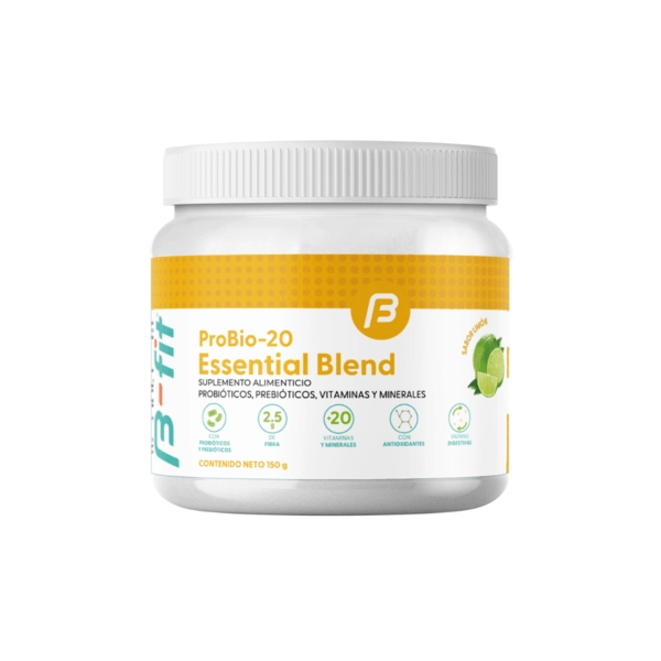 B-FIT Probio-20 Probioticos y Prebioticos sabor limón 150 g