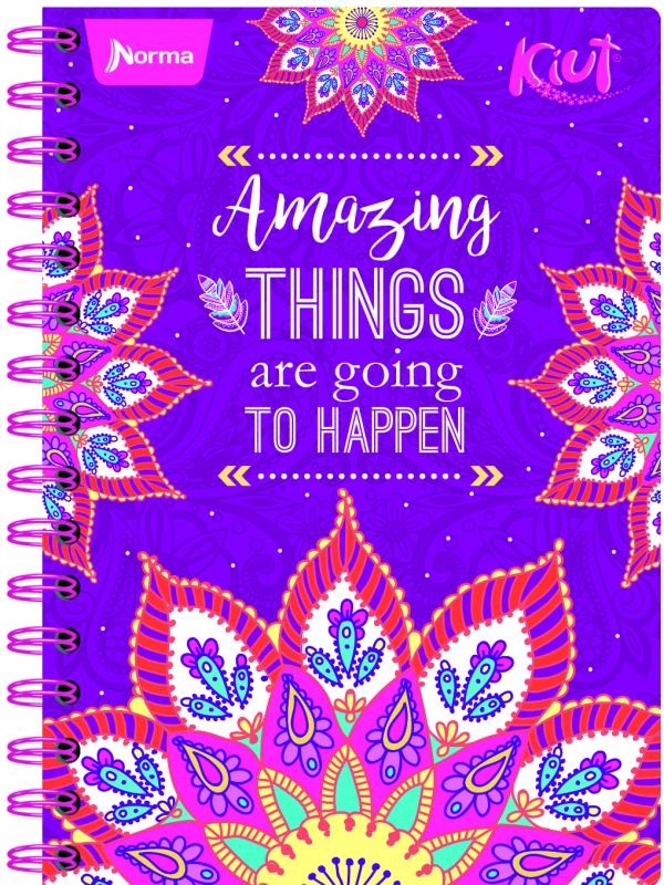 Cuaderno Fránces con Espiral Diseño 100 Hojas de Raya