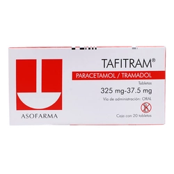 Tafitram 325/37.5 Mg Cpr 20 Paracetamol / Tramadol 20 Pz | HEB
