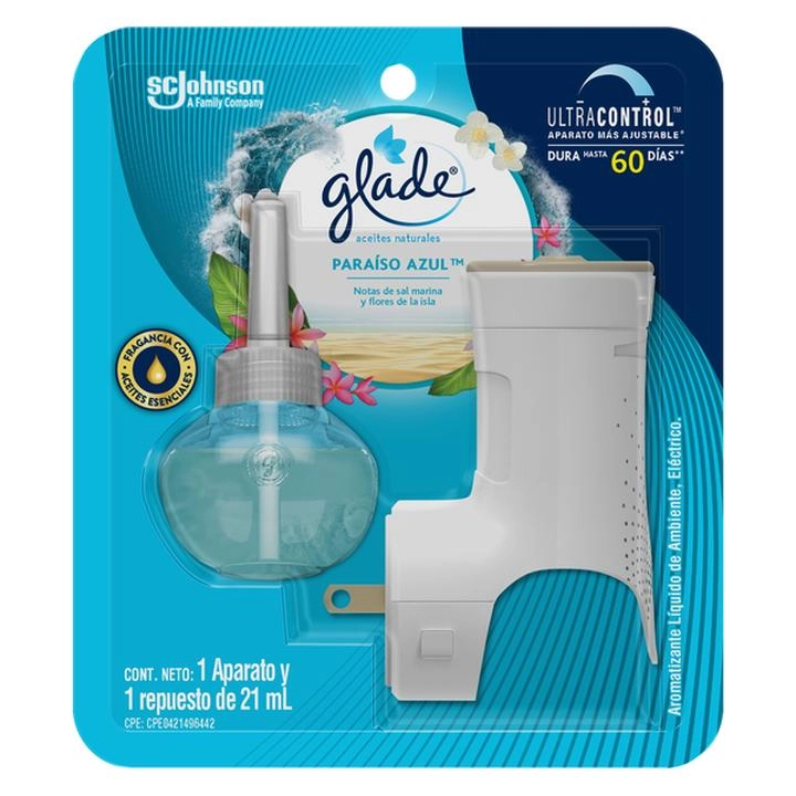 Glade Aromatizante con Aparato Eléctrico y Repuesto 21 ml