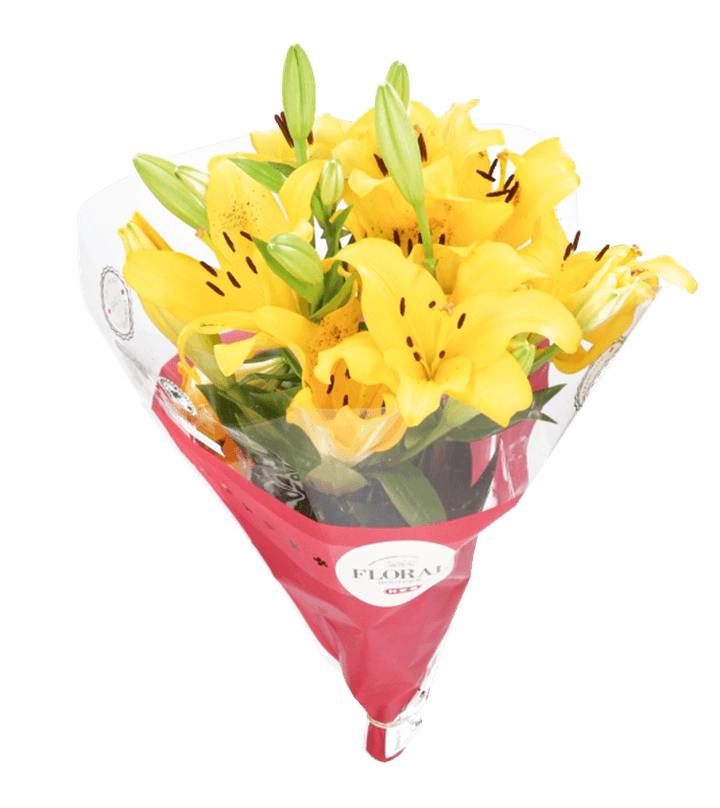 Floral Boutique Bouquet Lilies Asiáticos 3 Tallos
