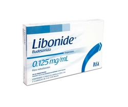 Pisa Libonide Budesonida 0.125 mg /ml 5 Frascos con Ampula 2 ml | HEB