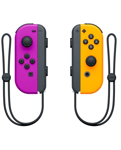 Controles Nintendo Switch Joy con L y R Morado y Naranja