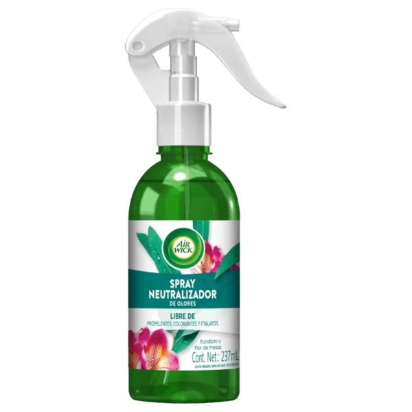 Air Wick Spray Neutralizador de Olores Eucalipto y Flor de Fresia 237 ml 1 pz