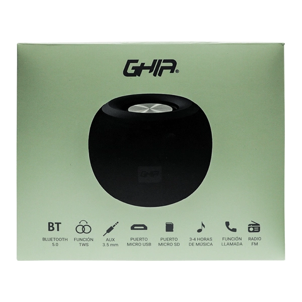 Bocina Ghia BX181 Negro 1 Pz