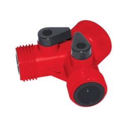 Conector Tipo Y Para Manguera con Llave de Paso 1 Pz