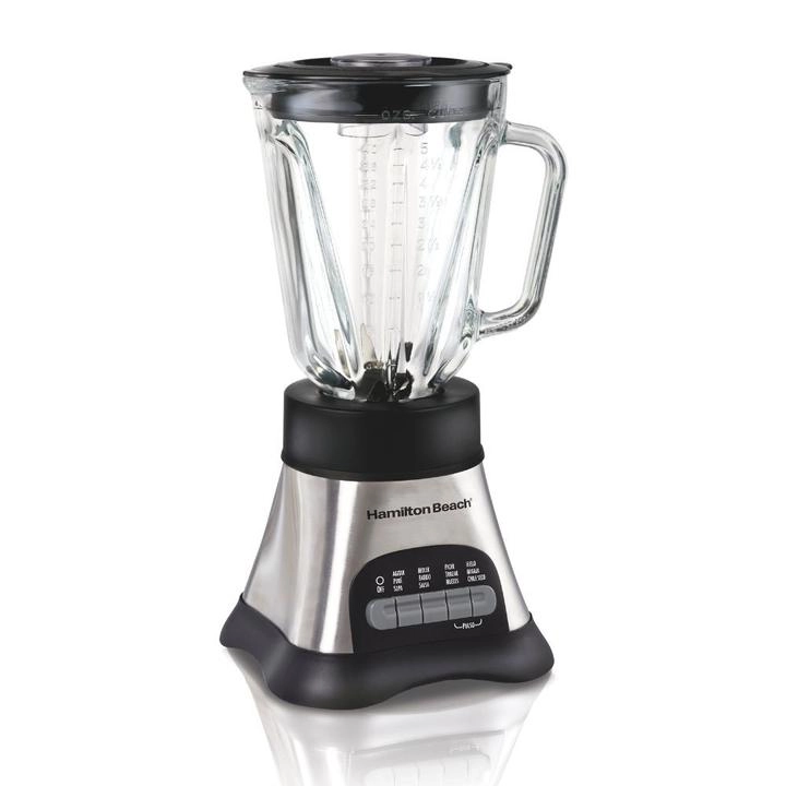 Licuadora Hamilton Beach con Jarra de Vidrio 1.25 L 850 W