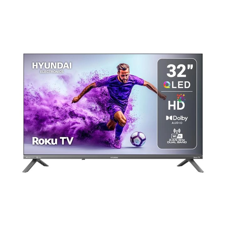 Pantalla Hyundai 32" Smart HD QLED HYLED3258QR