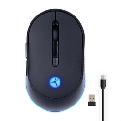 Mouse Inalabrico Bt Rgb 1200 Dpi Negro Mod Tzacmo 1 Pz