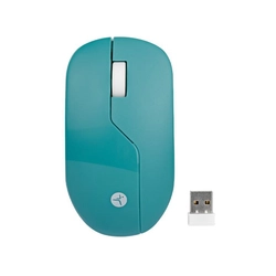 Mouse Inalambrico Recargable 1200 Dpi Verde Mod T 1 Pz