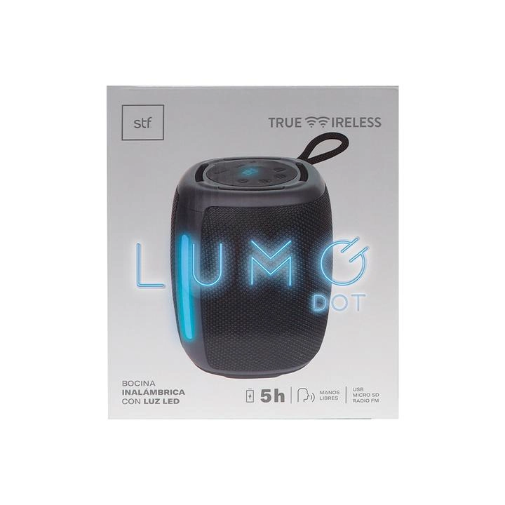 Lumo Dot: Bocina Inalámbrica con Luz Led 1 Pz