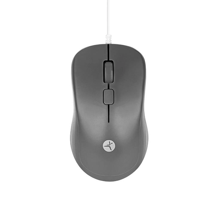 Mouse Alambrico Basico 1000 Dpi Gris Mod Tzacmoa0 1 Pz    