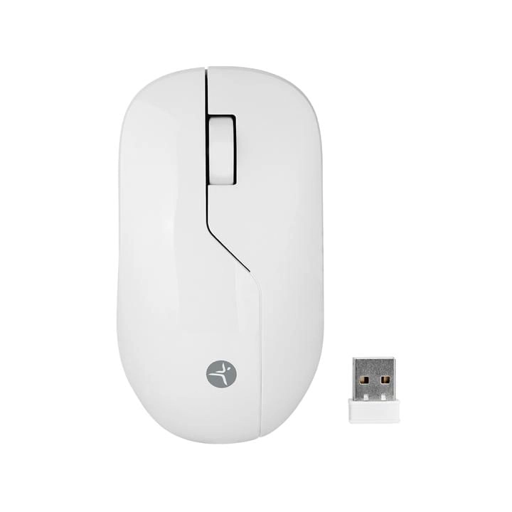 Mouse Inalambrico Recargable 1200 Dpi Blanco Mod 1 Pz
