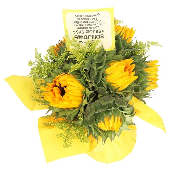 Floral Boutique Bouquet Aqua Girasol