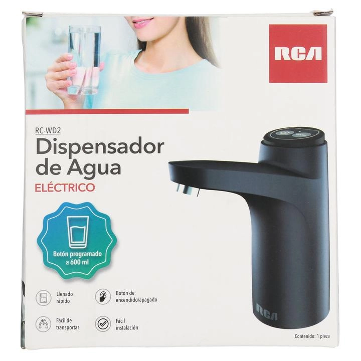 Dispensador de Agua RCA Eléctrico Color Negro