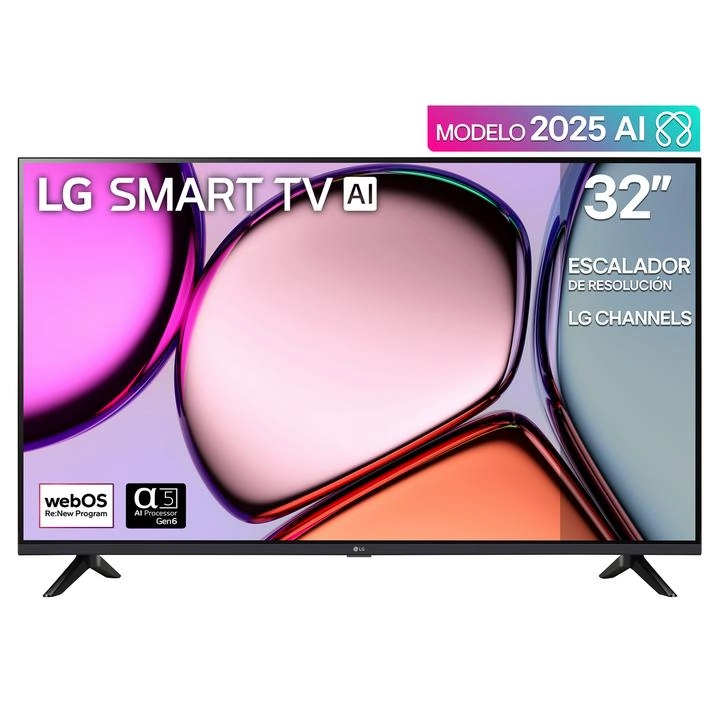 Pantalla LG 32" Smart TV HD LED webOS 32LR600BPSC