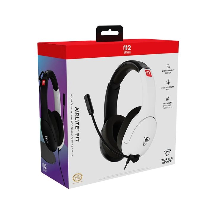 Audífonos de Diadema Airlite Fit White Black para Nintendo Switch 2