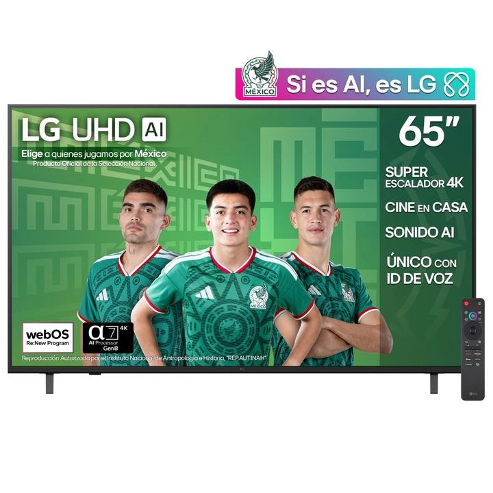 Pantalla LG 65” 4K UHD Smart TV 65UA8055PSA