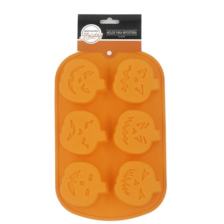 Molde Para Repostería Silicón Calabazas 1 Pz