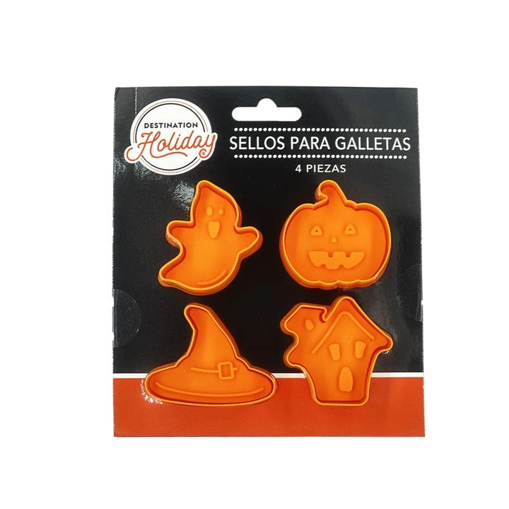 Sellos Para Galletas 4 Piezas Halloween 1 Pz