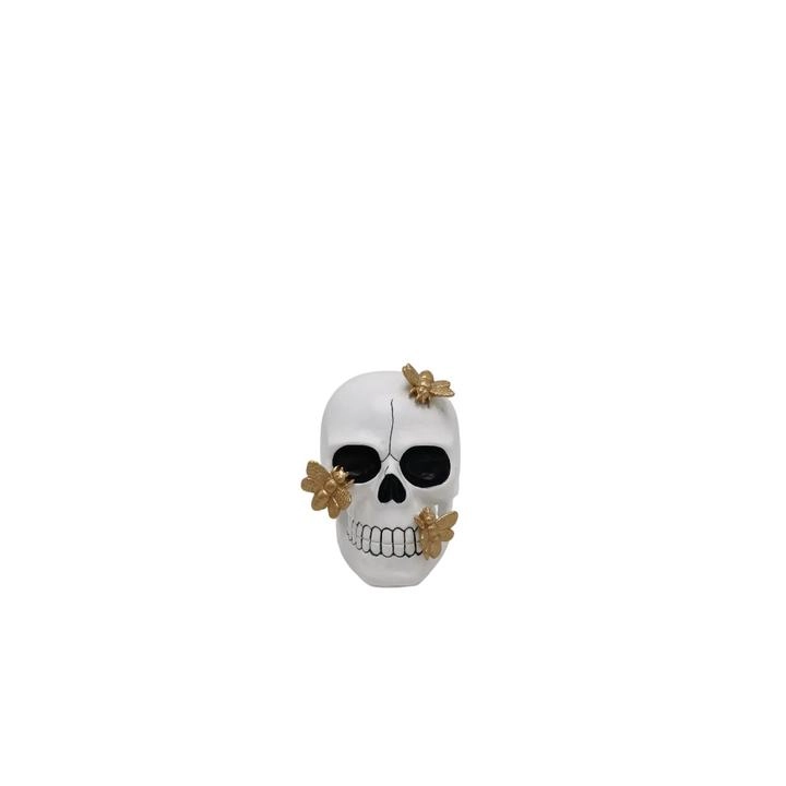 Halloween Calavera con Abejas 14 Cms 1 Pz