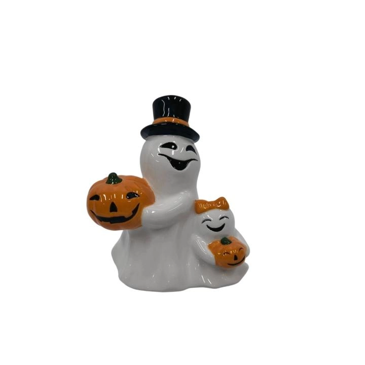 Halloween Fantasma con Sombrero 15 Cms 1 Pz
