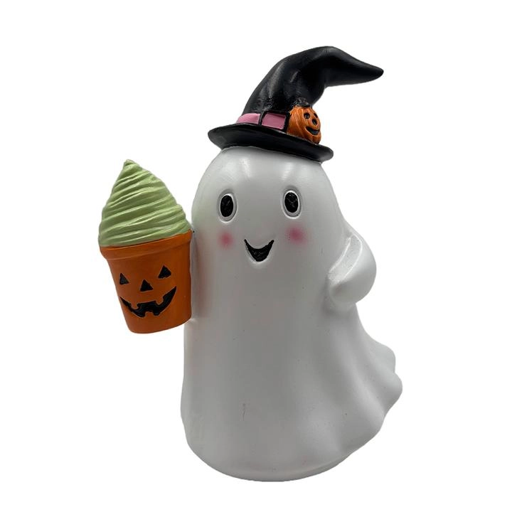 Halloween Fantasma C/Helado Y Gorro 140.5x11.5x20  1 Pz    