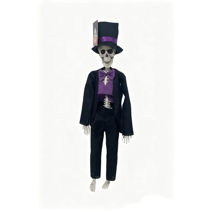 Halloween Esqueleto Hombre con Traje 40 Cms 1 Pz