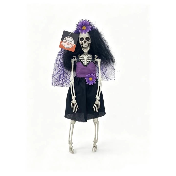 Halloween Esqueleto Mujer Colgante 40 Cms 1 Pz