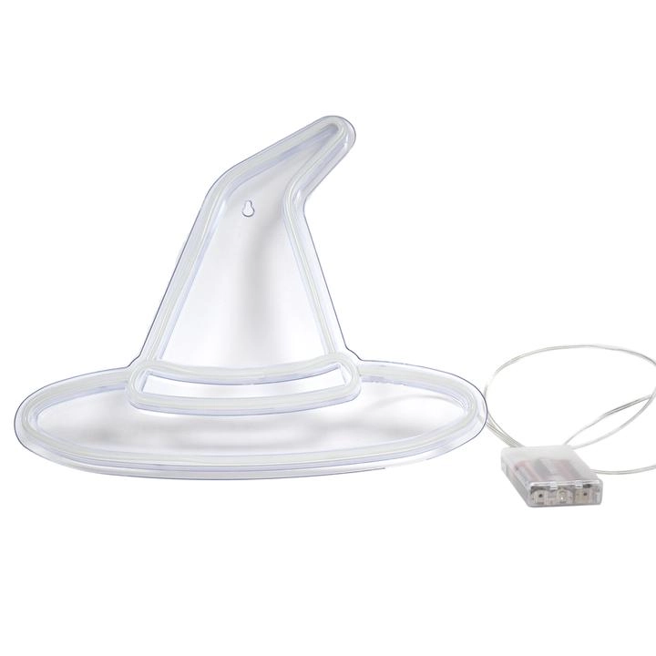 Halloween Figura Sombrero Neon 35 Cms 1 Pz