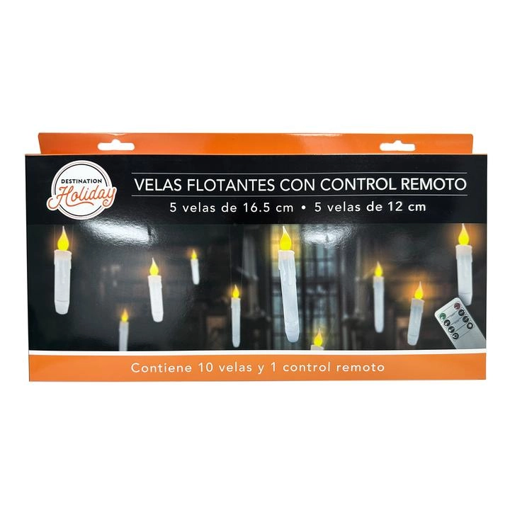Halloween Set de 5 Velas Flotantes 12 Cm 1 Pz    