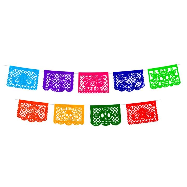  Tira de Plastico Picado 1/4 Muertos Multi 1 Pz    