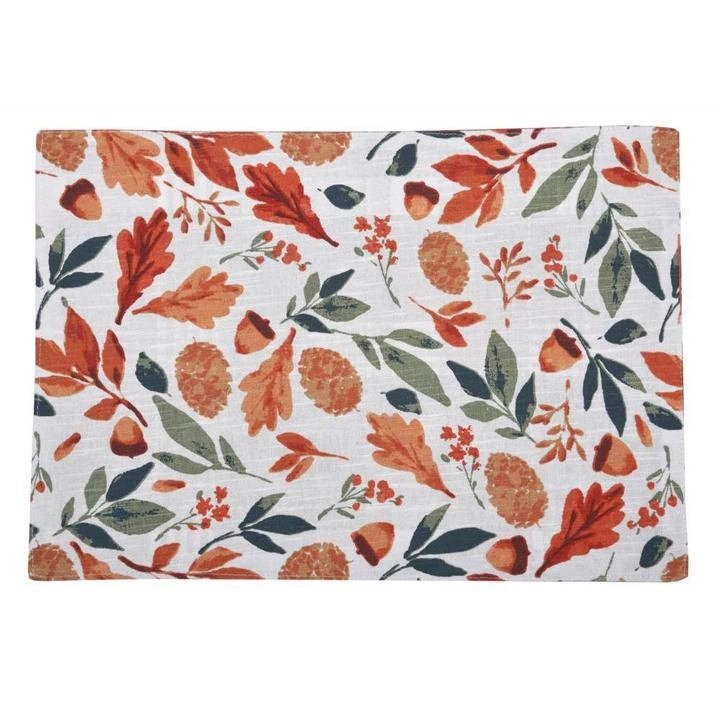 Mantel Individual Cuadros Y Hojas 1 Pz